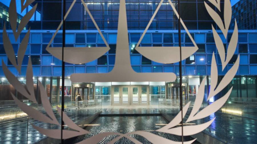Fachada de la Corte Penal Internacional (CPI) el 9 de diciembre de 2025, en La Haya, Holanda.