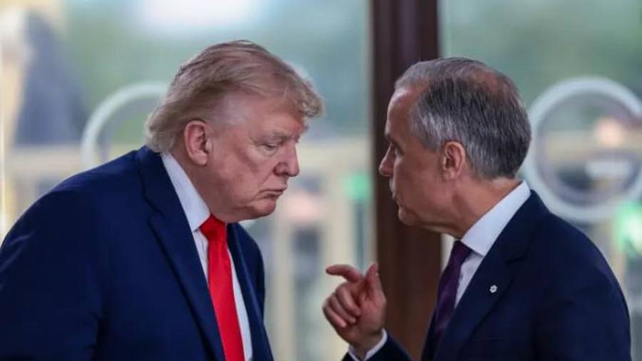 Trump anunció los aranceles el mes pasado, poco después de que se le viera charlando con Carney en la final del Mundial entre España y Argentina, e invocó el artículo 338 de la Ley Arancelaria de 1930.