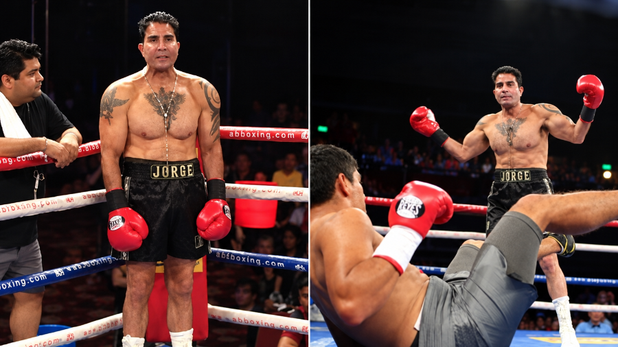 Jorge Kahwagi disputó su último combate profesional en 2015 ante Ramón Olivas en Filipinas y cerró su carrera invicto con 12 victorias por nocaut.