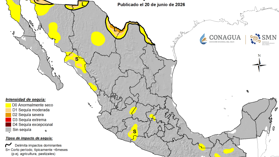 Las lluvias registradas durante las últimas semanas mejoraron las condiciones de sequía en la mayor parte del territorio coahuilense.