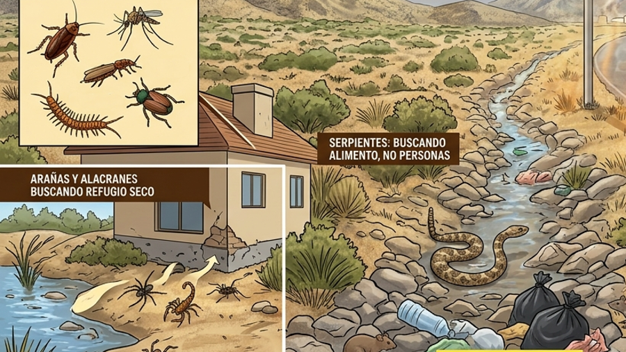 Especialistas de la UAAAN explican que el calor, la humedad y la disponibilidad de alimento favorecen la actividad de distintas especies durante la canícula, por lo que recomiendan mantener limpios los hogares.