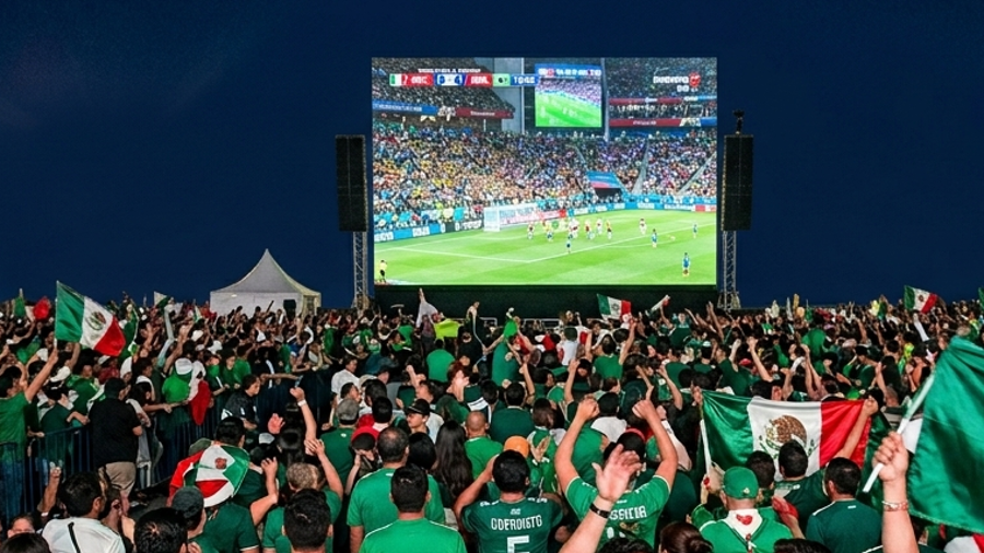 En el Fut Fest se instalarán pantallas gigantes para transmitir los partidos