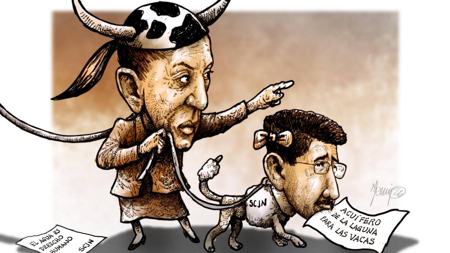 Acuíferos, vacas y canes