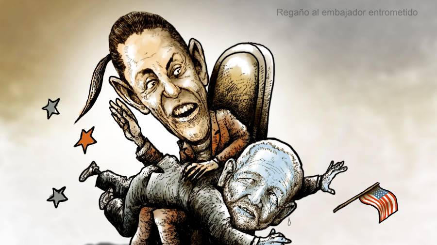Regaño al embajador entrometido