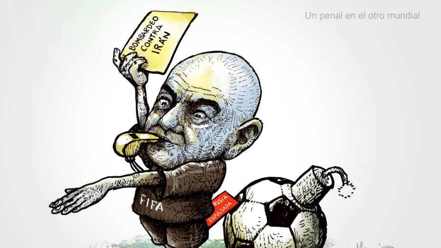 Un penal en el otro mundial