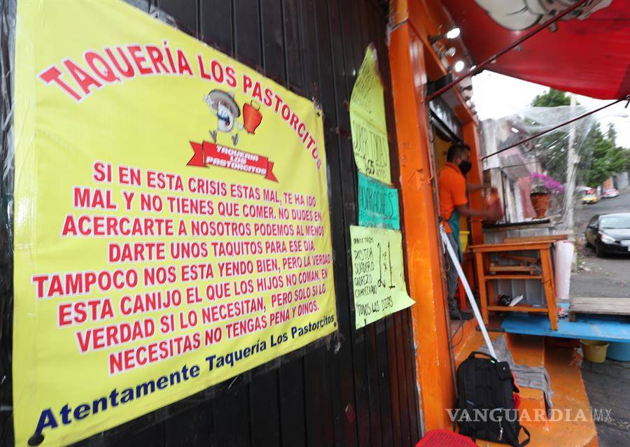 $!Con tacos y frijoles la taquería &quot;Los Pastorcitos&quot; muestra su solidaridad ante la crisis por el COVID-19 en CDMX