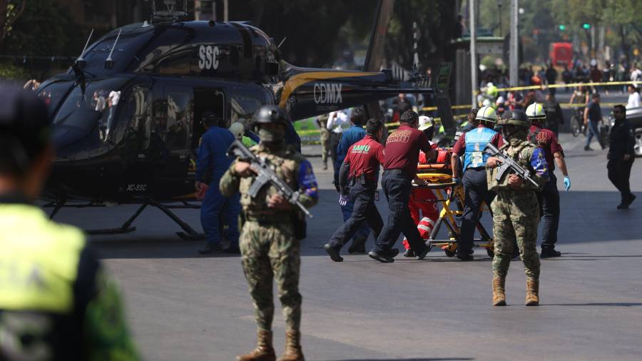 Equipos de emergencia realizaron simulaciones de rescate y atención de víctimas.