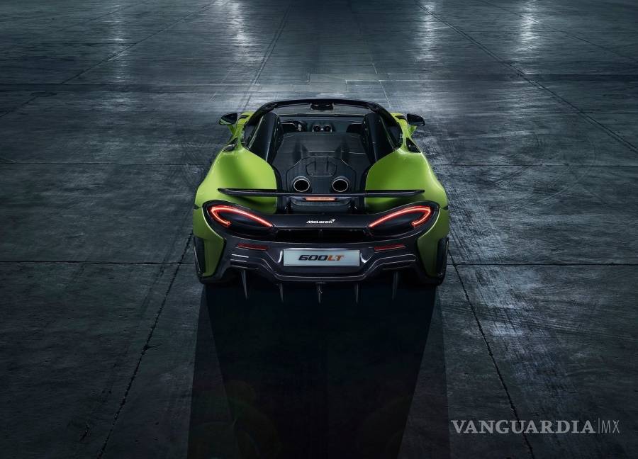 $!McLaren 600 LT Spider, veloz convertible que ofrece 592 hp