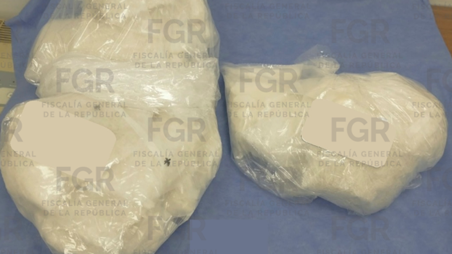La FGR obtuvo la vinculación a proceso de Erick ‘N’ por probable transporte de droga. El aseguramiento en Allende comprendió 32 paquetes con 15 kilogramos de metanfetamina.