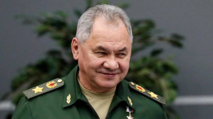 El exministro de Defensa ruso, Serguéi Shoigú, asiste a la ceremonia de inauguración del Foro Técnico-Militar Internacional “Ejército-2023”, celebrado en el Parque Patriota de Kubinka, el 14 de agosto de 2023.