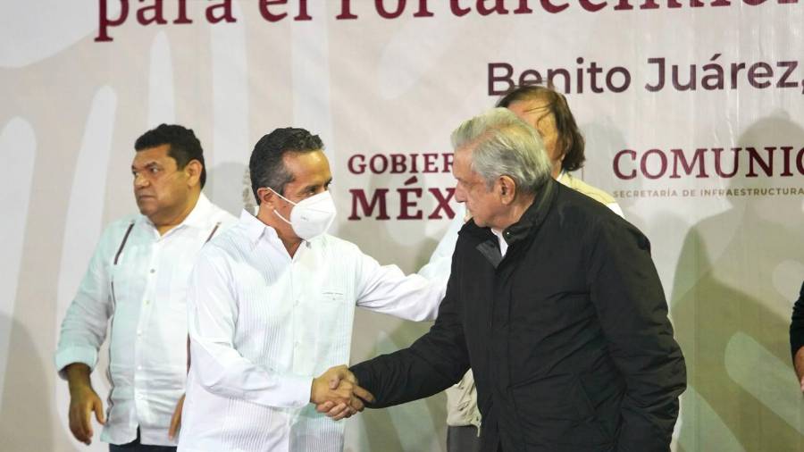 Carlos Joaquín González y Andrés Manuel López Obrador