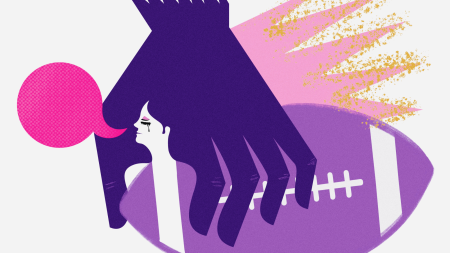 Ilustración representativa de la denuncia y caso en VQueens