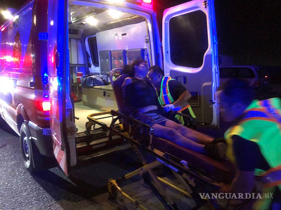 $!Mujer fue atropellada en Saltillo, por fortuna no sufre lesiones graves