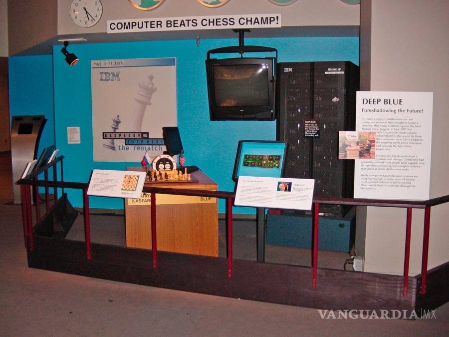 $!25 años de la histórica partida de ajedrez entre la computadora Deep Blue y Garri Kaspárov