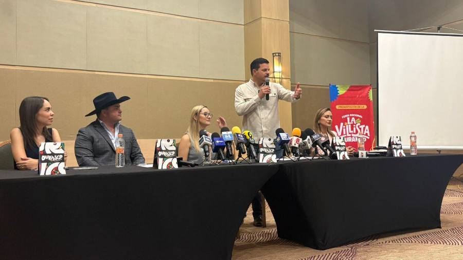 Autoridades de Coahuila y Durango presentaron en Torreón la cartelera oficial de la Feria Nacional Francisco Villa 2026, que se celebrará del 17 de julio al 2 de agosto.
