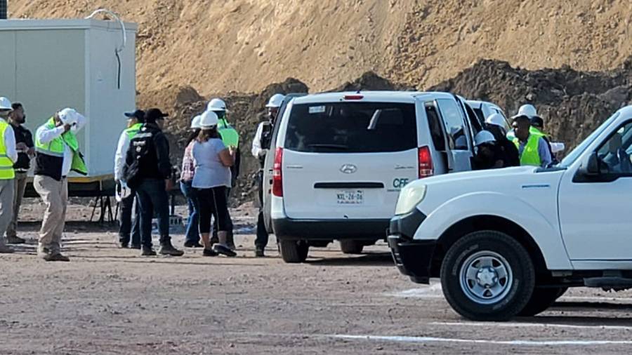 Iniciaron un recorrido por el tajo, donde se pretende llegar a las galerías del pozo y rescatar a los mineros, atrapados desde el 3 de agosto.