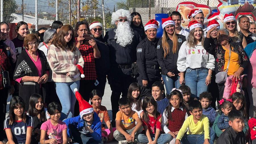 Familias completas participaron en las convivencias organizadas por Seguridad Pública.