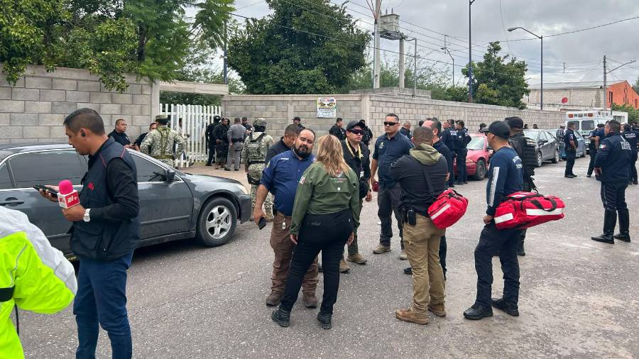 La escuela del ejido La Unión permaneció bajo vigilancia de las autoridades luego de la agresión.