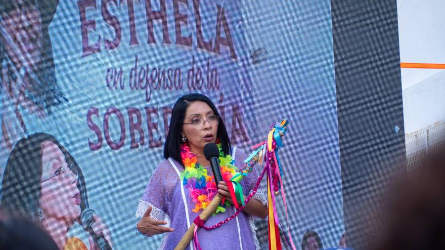 La aspirante atribuyó el hecho a un simpatizante, ofreció disculpas a las familias buscadoras y ordenó retirar la propaganda colocada sobre las fichas.