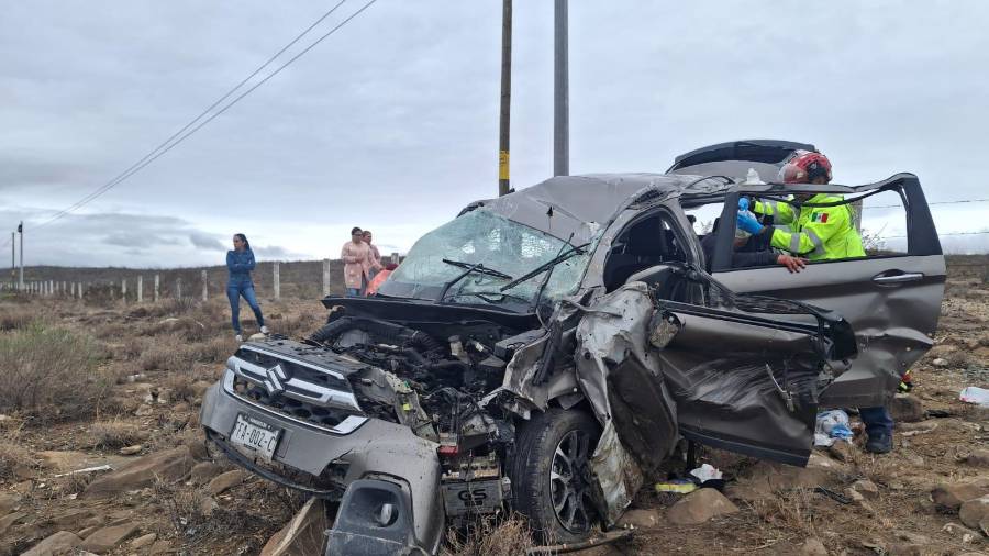 Las personas lesionadas fueron trasladadas en código amarillo.
