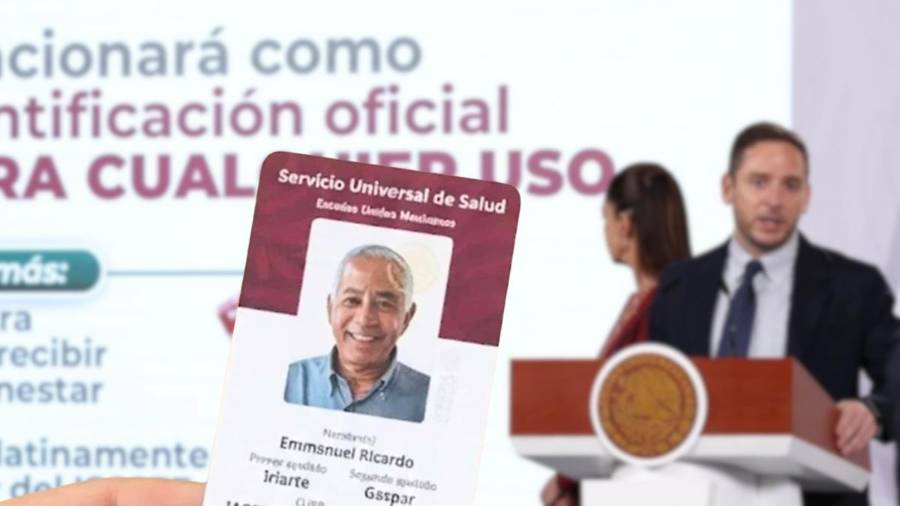 La Credencial del Servicio Universal de Salud servirá como identificación oficial para cualquier trámite en México.