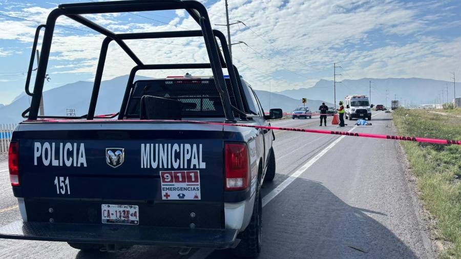 El área del accidente fue acordonada mientras peritos de la Fiscalía realizaban las diligencias correspondientes.