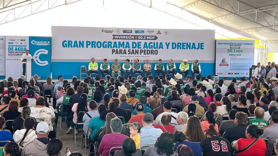 El Gobierno de Coahuila puso en marcha el Gran Programa de Agua y Drenaje en el municipio de La Laguna.