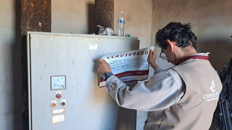 En el operativo encabezado por personal de la Conagua, participaron la Profepa, Semarnat, y Conanp con apoyo de la Guardia Nacional.