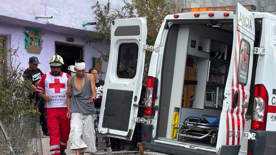 El herido fue trasladado para su debida atención médica.