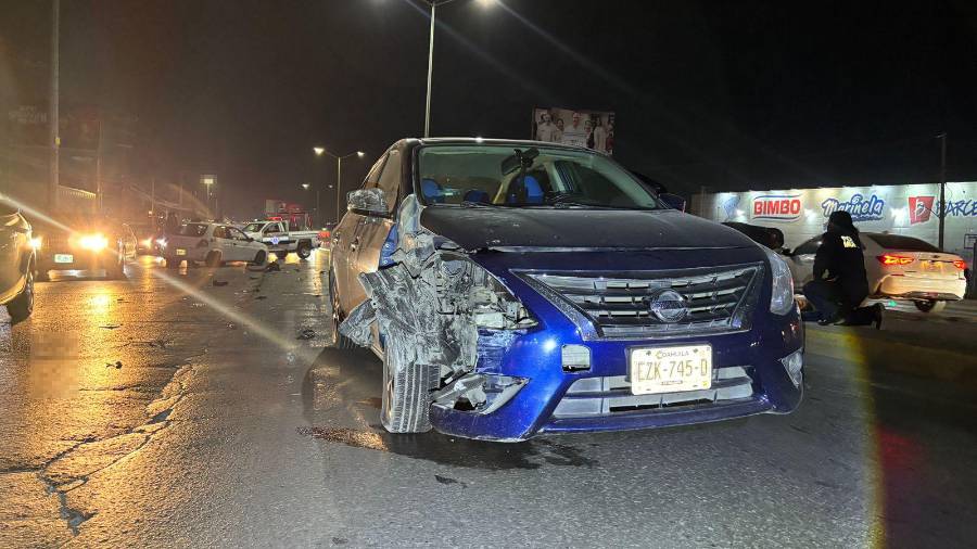 Autoridades de Tránsito tomaron conocimiento del accidente en el periférico LEA.