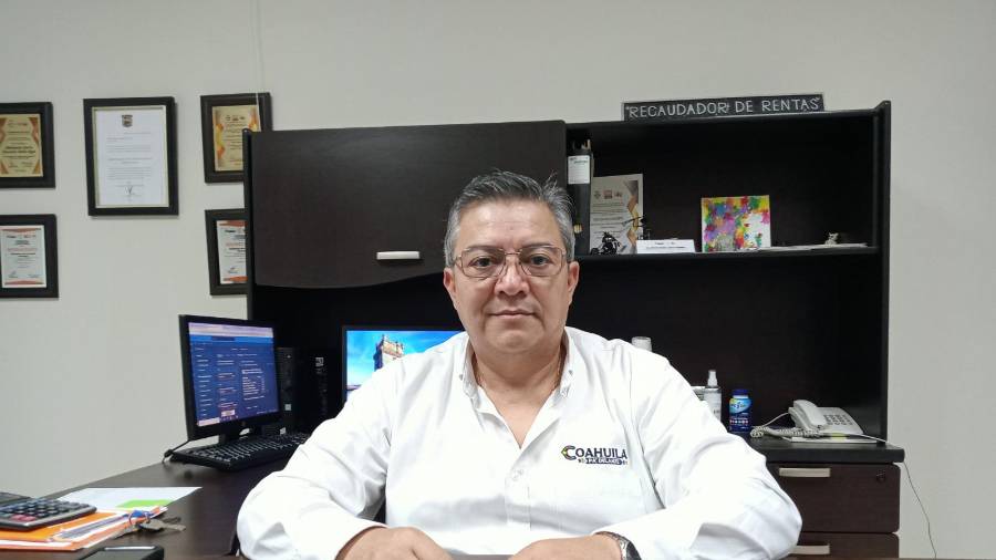 Miguel García Figueroa, administrador de Recaudación de Rentas.