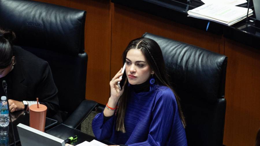 La senadora de Morena, Andrea Chávez, solicitó una licencia de su escaño por tiempo indefinido por motivos de maternidad, ya que está a dos meses de cumplir el periodo de embarazo y dar a luz a su primer hijo.