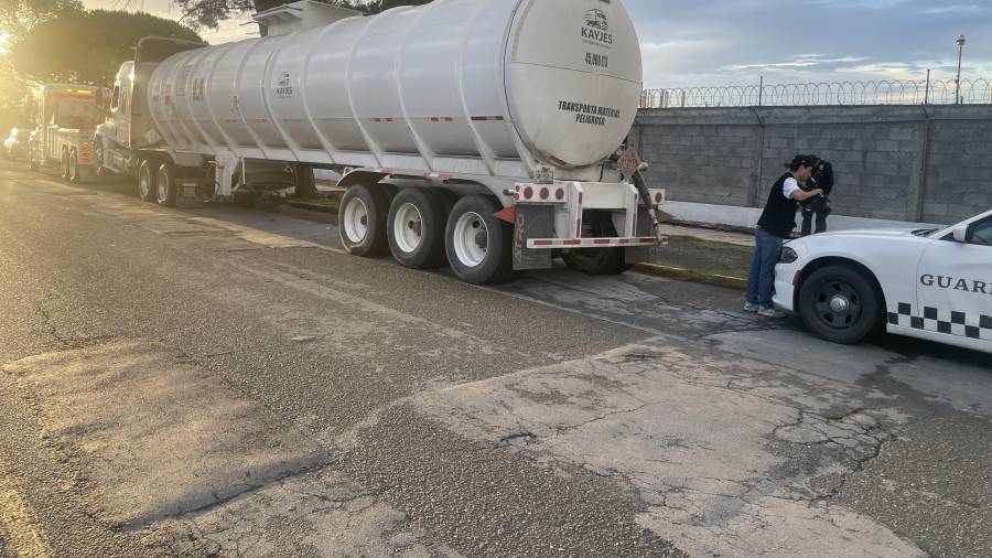Elementos de la Guardia Nacional se hicieron cargo del operativo.