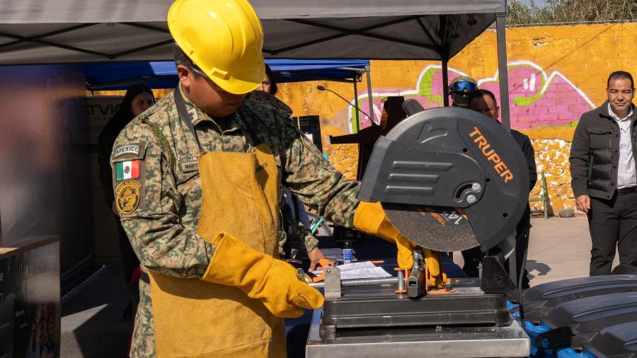EL módulo de recepción de armamento será colocado en la plaza principal, en un horario de 09:00 a 15:00 horas.