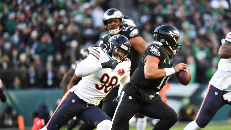 Los Bears reciben a los Eagles en Soldier Field con Caleb Williams fuera por lesión y la misión de frenar el paso invicto de Filadelfia.