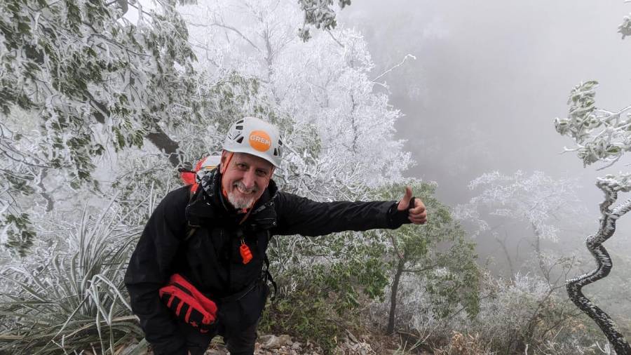 Senderistas compartieron bellas postales en su recorrido de la jornada del domingo en la ruta Pico de Cuauhtémoc, en Cerro de las Mitras, en Monterrey.