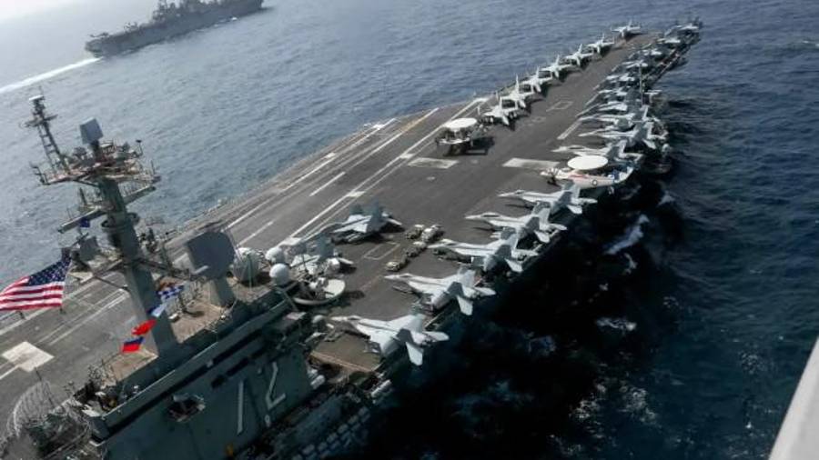 El despliegue probablemente vendría de la costa este de Estados Unidos, y un portaaviones se está preparando para salir al mar en dos semanas.