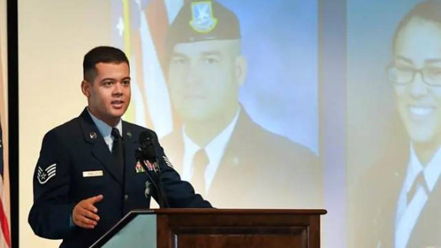 Wilmer Puello-Mota, veterano de la Fuerza Aérea estadounidense que estaba siendo juzgado por un cargo de pornografía infantil, huyó del país y ahora lucha en la guerra de Rusia.