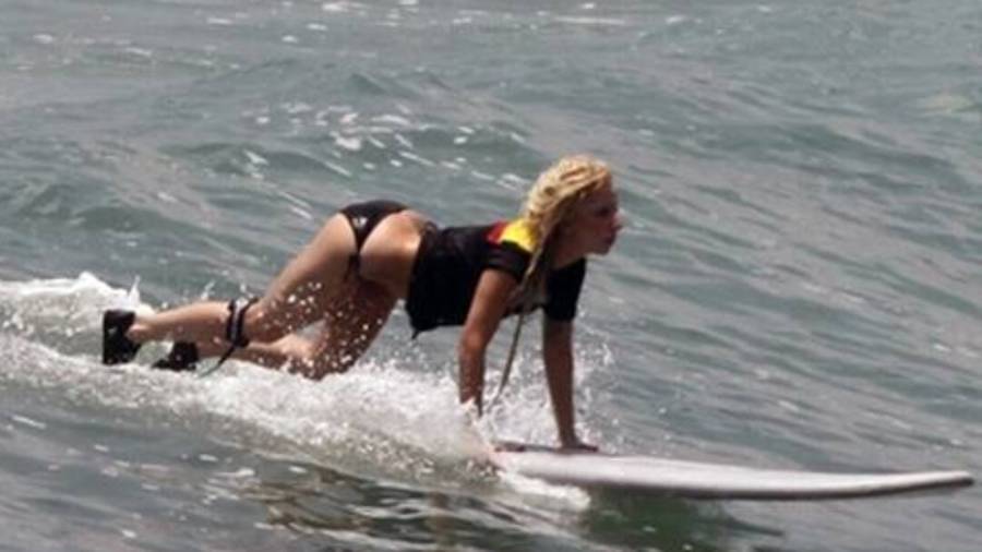 Lady Gaga disfrutó de las olas en Puerto Vallarta