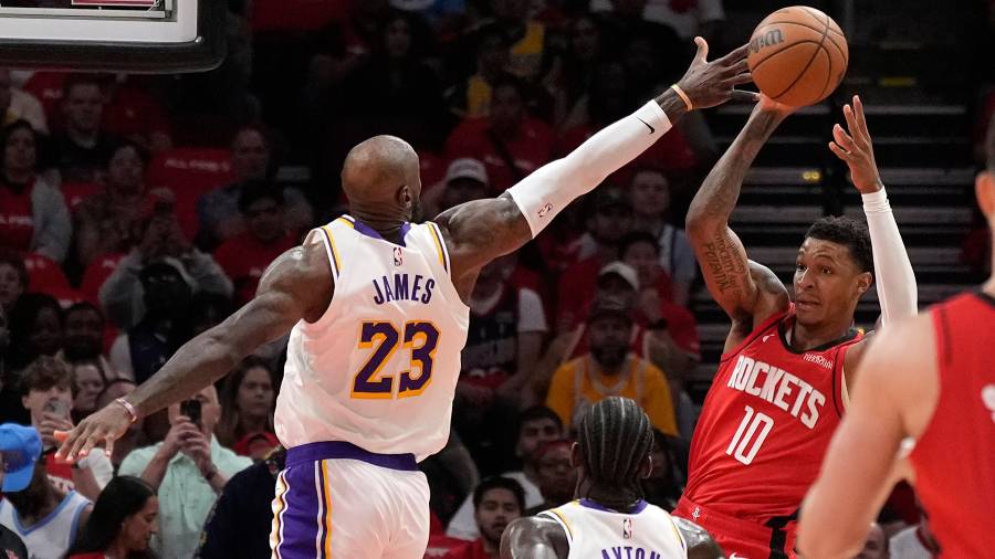 Los Rockets de Houston vencieron a los Lakers de Los Ángeles y evitaron la barrida en la primera ronda de los Playoffs de la NBA 2026.