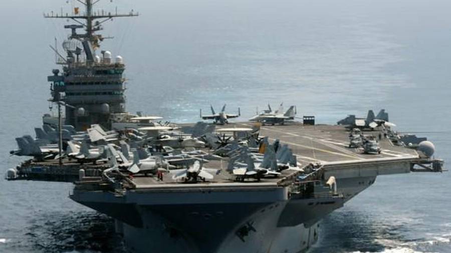 Trump afirma que “tenemos muchos barcos” que van en esa dirección y que Washington está vigilando de cerca a Irán.