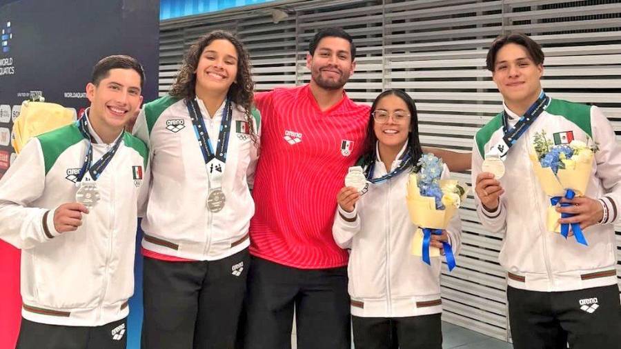 México subió tres veces al podio en el arranque de la Súper Final de la Copa del Mundo de Clavados 2026, celebrada en Beijing, China.
