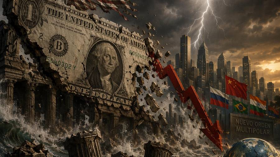 El declive y la caída del imperio del dólar.