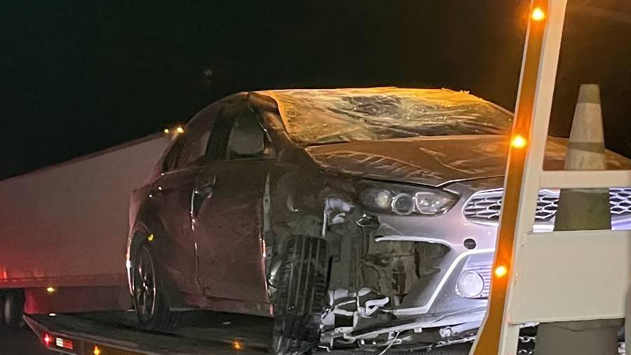 Los autos tuvieron que ser remolcados.