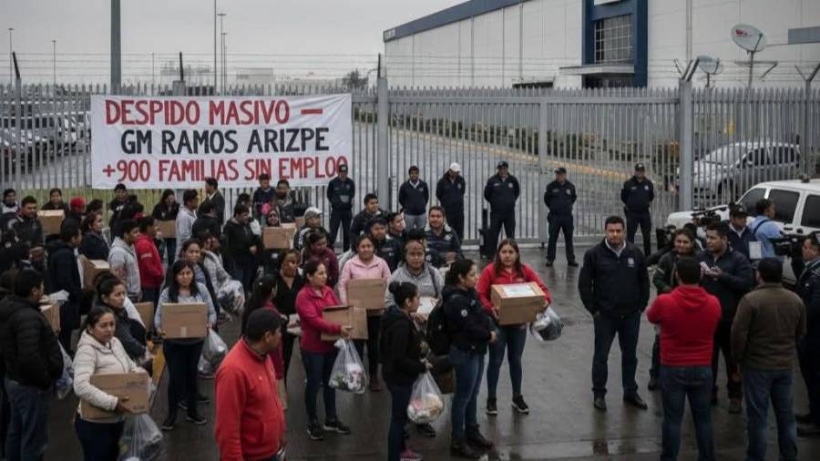 El viernes, a primera hora del primer turno, mil 900 trabajadores fueron avisados de su baja en la línea de producción de General Motors.