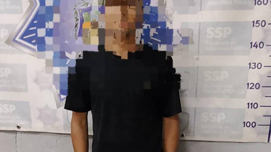 El detenido quedó a disposición de las autoridades correspondientes, que determinarán su situación jurídica.