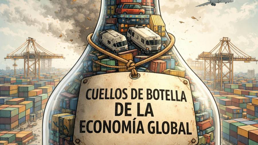 La economía mundial y sus numerosos cuellos de botella.