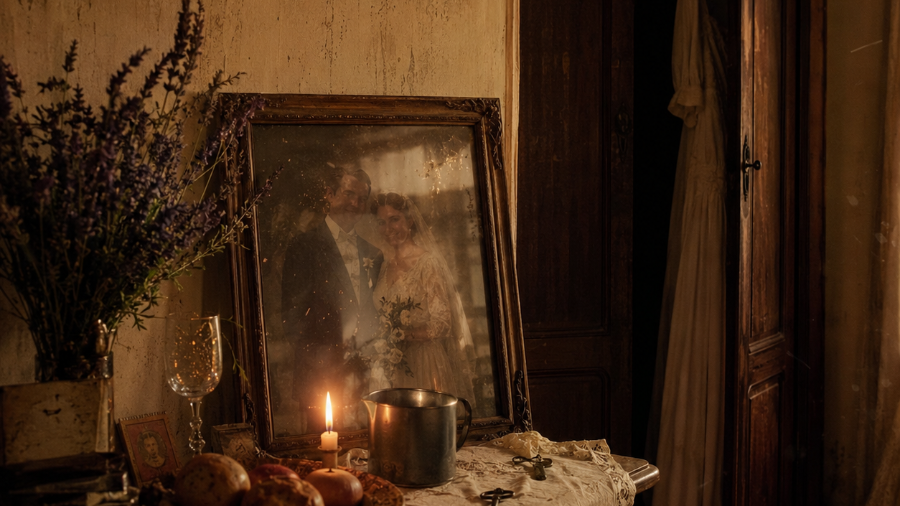 Una boda puede dejar una fotografía impecable y, detrás de ella, una vida que nunca encontró lugar en el retrato familiar.