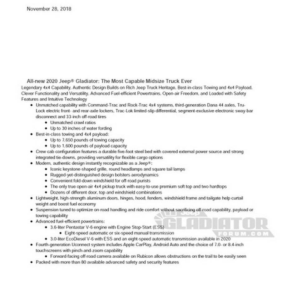 $!Jeep Gladiator, revelan la poderosa pick-up todoterreno... y descapotable
