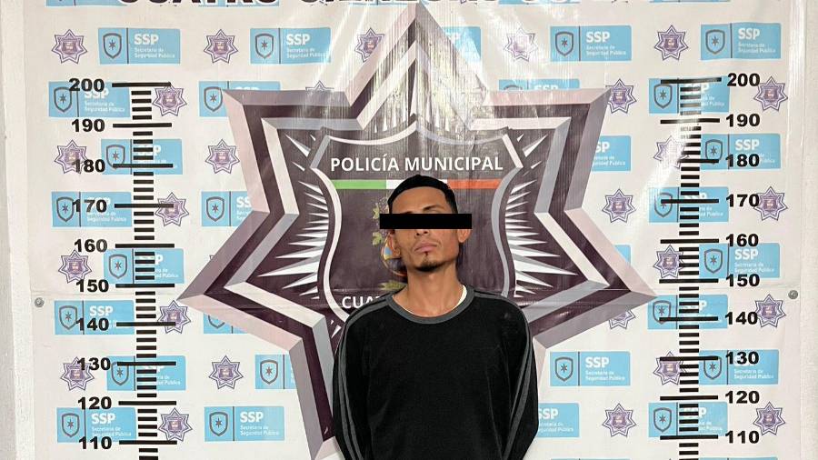 La detención se realizó bajo el esquema de Mando Coordinado de la Región Centro.